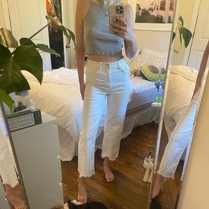 Zara wide leg crops